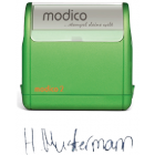 1-Zeile Unterschriftenstempel grÃ¼n